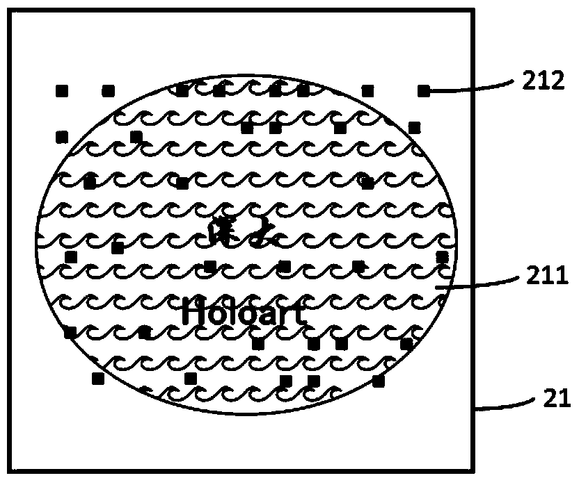 Hidden code holographic anti-counterfeiting film and manufacturing method and recognition system thereof