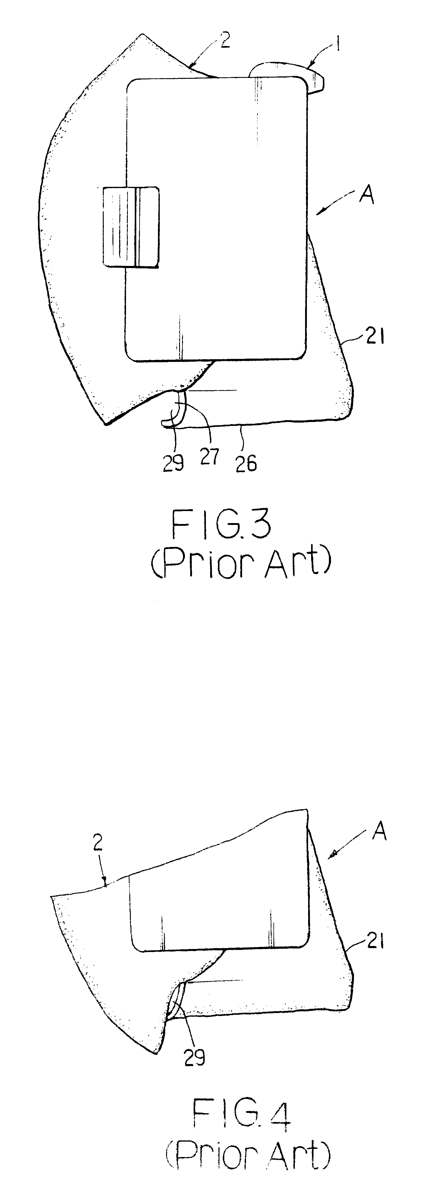 Draining structure for diving mask