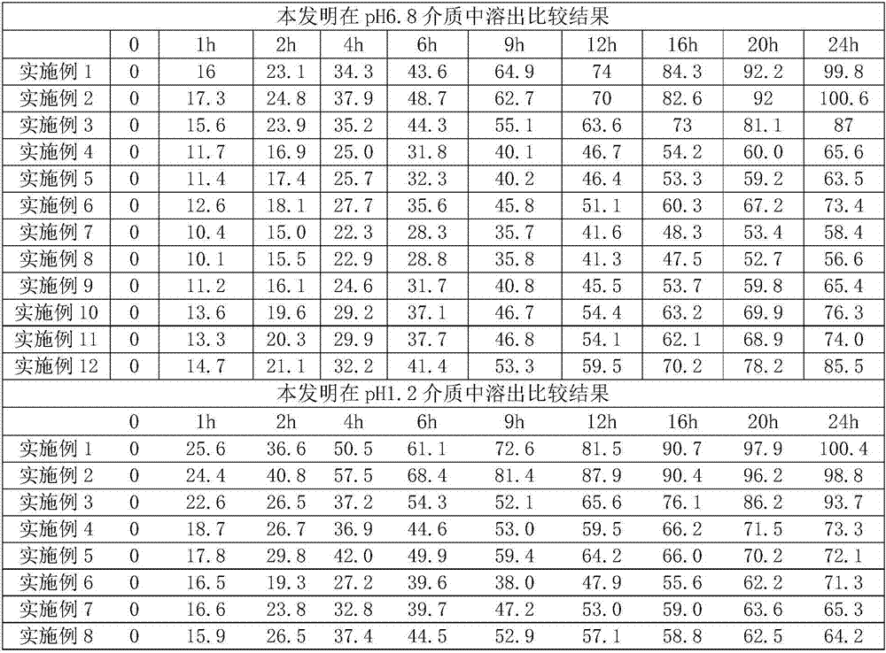 Pramipexole dihydrochloride slow-release medicinal composition and preparation method thereof