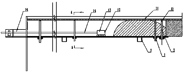 Tunnel cavity-free lining trolley capable of performing mobile shooting