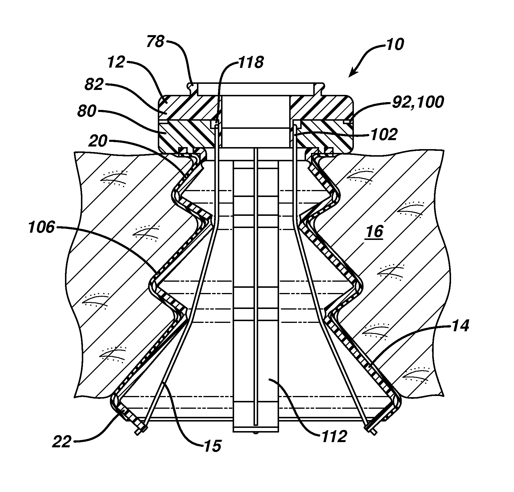 Inverted conical expandable retractor