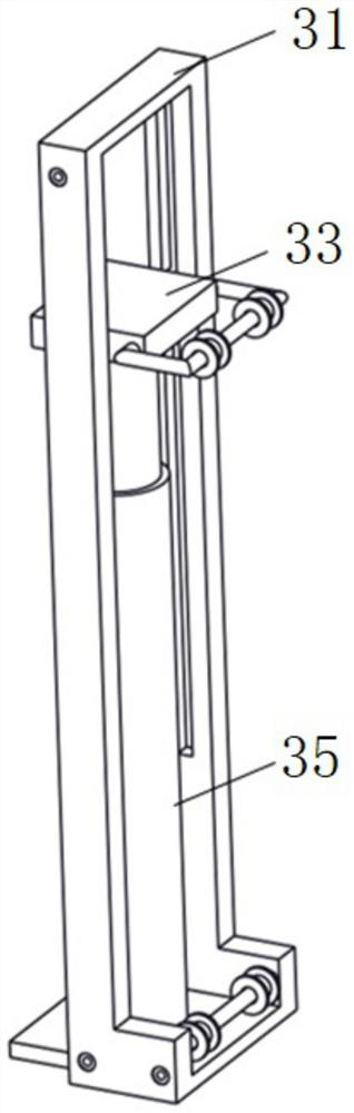 Shear fork telescopic type surface drilling water jet coal mining nozzle device and use method