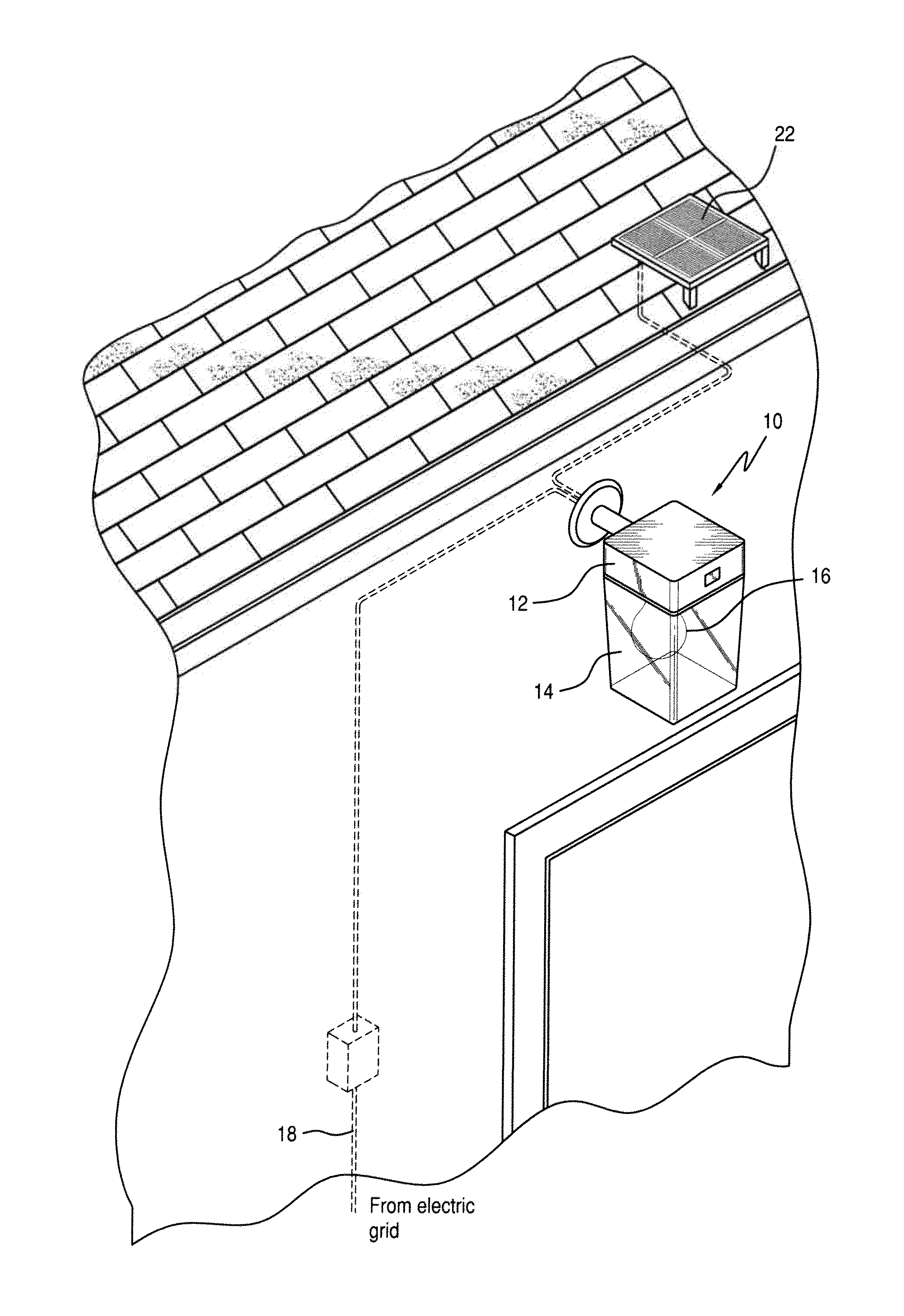 Solar powered light assembly