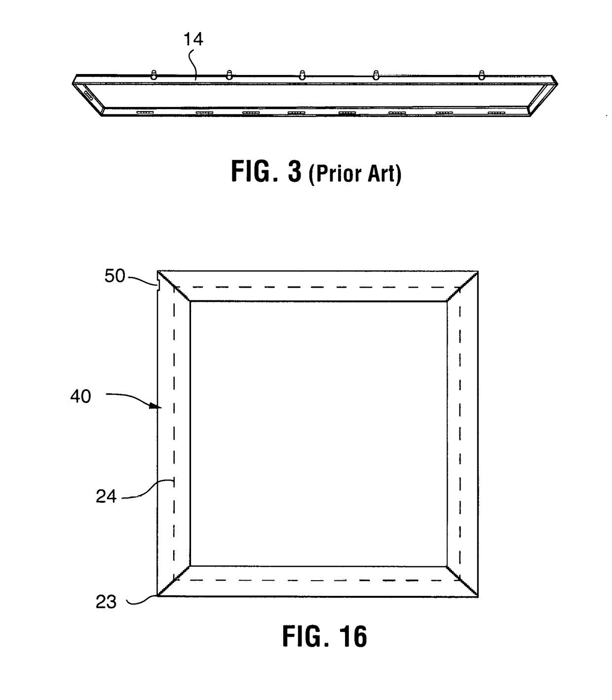 Filter frame header locking device