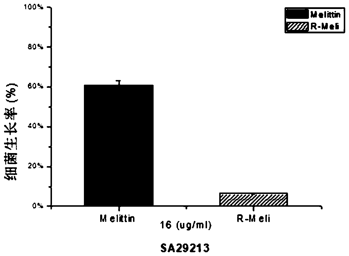 Novel melittin variant and application thereof