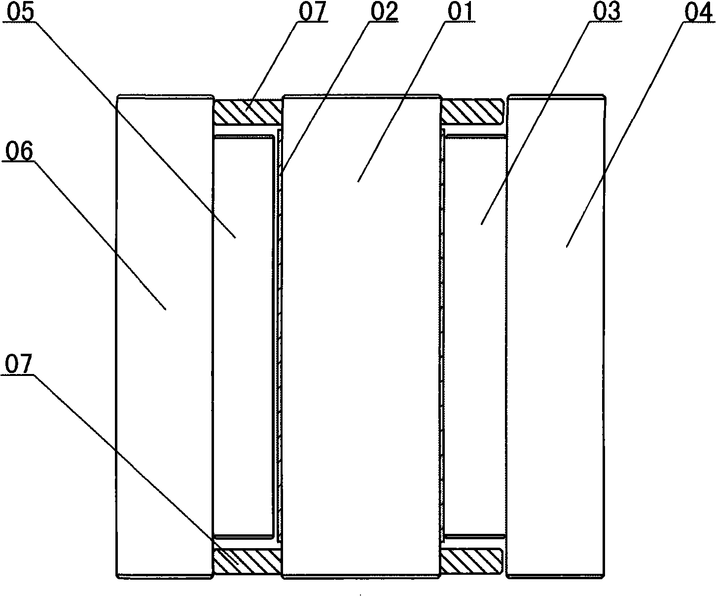 Laser holograph mould pressing device