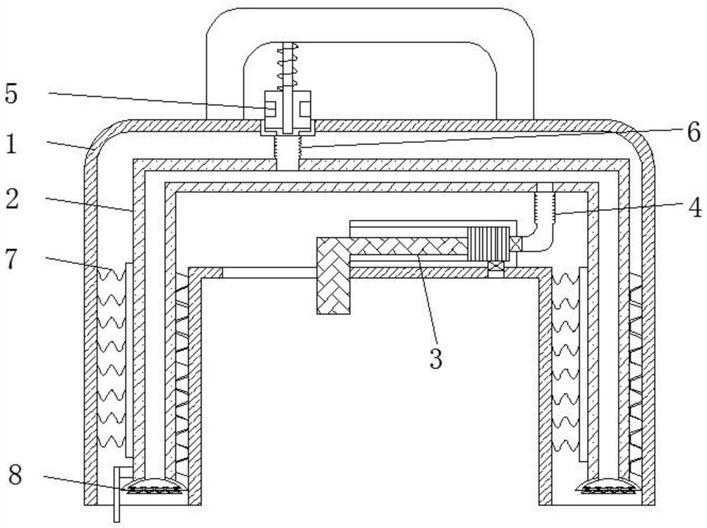 Suction-type portable connecting tool