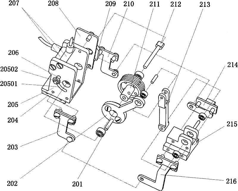 Exoskeleton type finger motion function rehabilitation robot