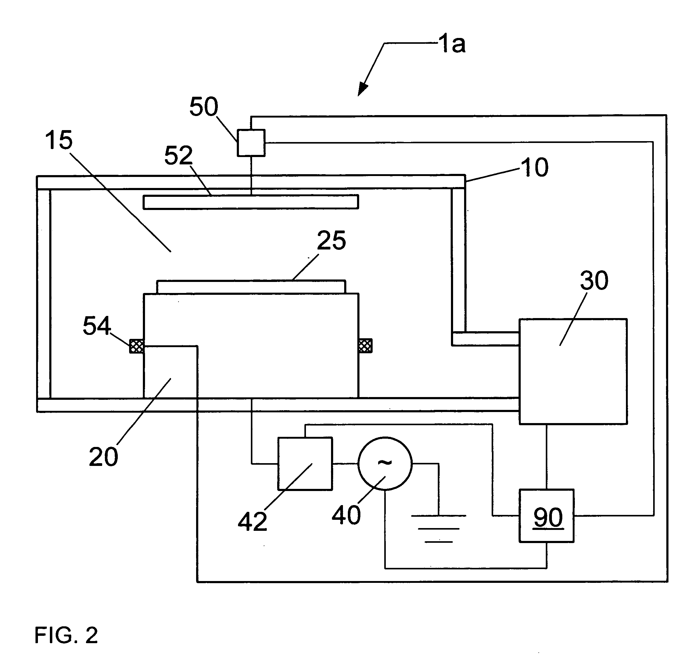 Method and apparatus for detecting endpoint in a dry etching system by monitoring a superimposed DC current