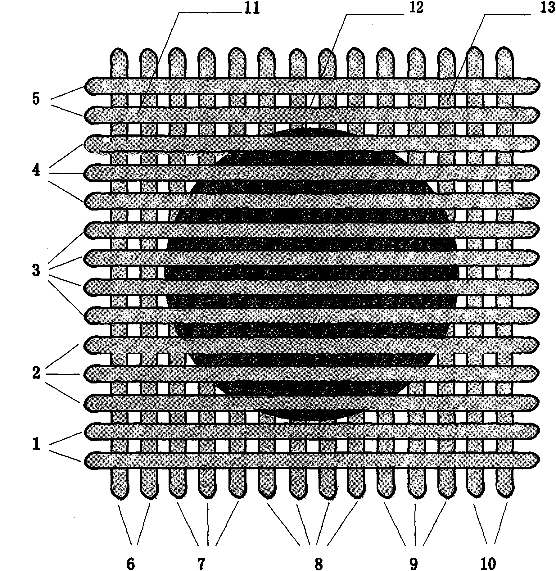 Program-control method for temperature control in quick flash annealing furnace