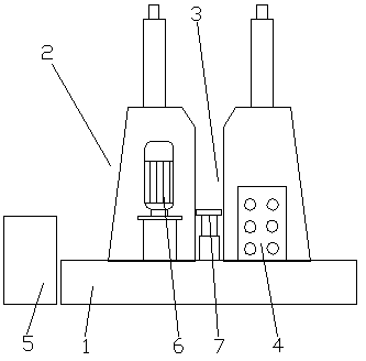 Special automotive frame correcting device