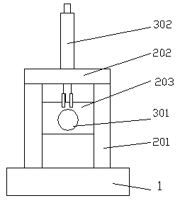 Special automotive frame correcting device