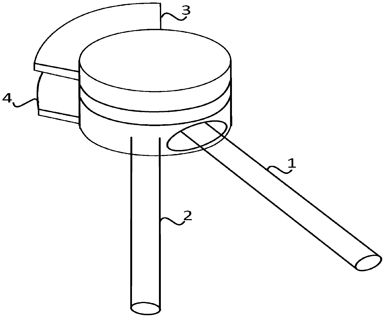 Car brake pad abrasion thickness detecting structure and car brake pad active returning structure