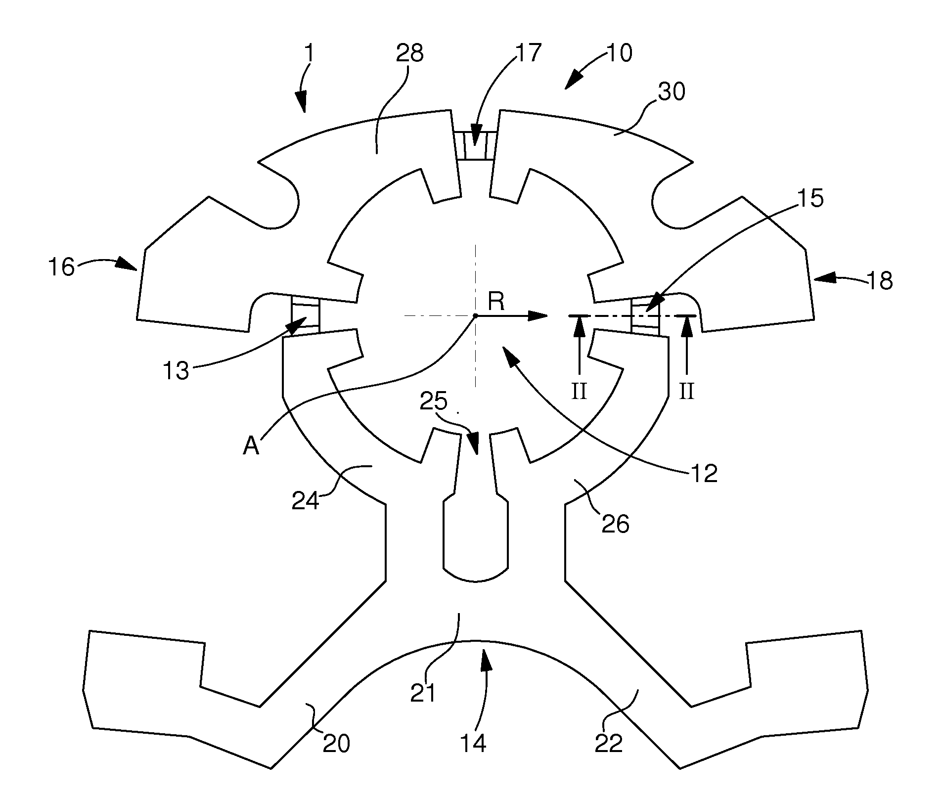 Stator for an electric motor