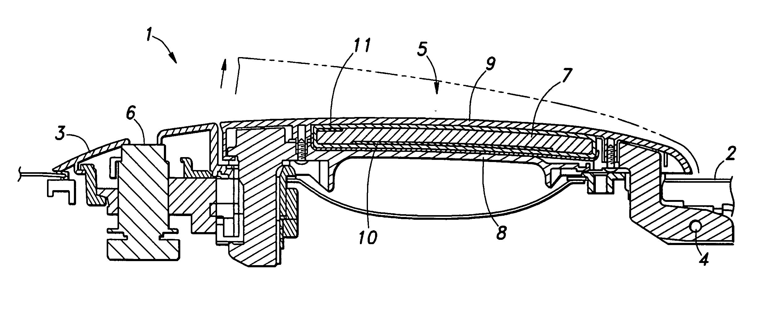 Internal antenna device