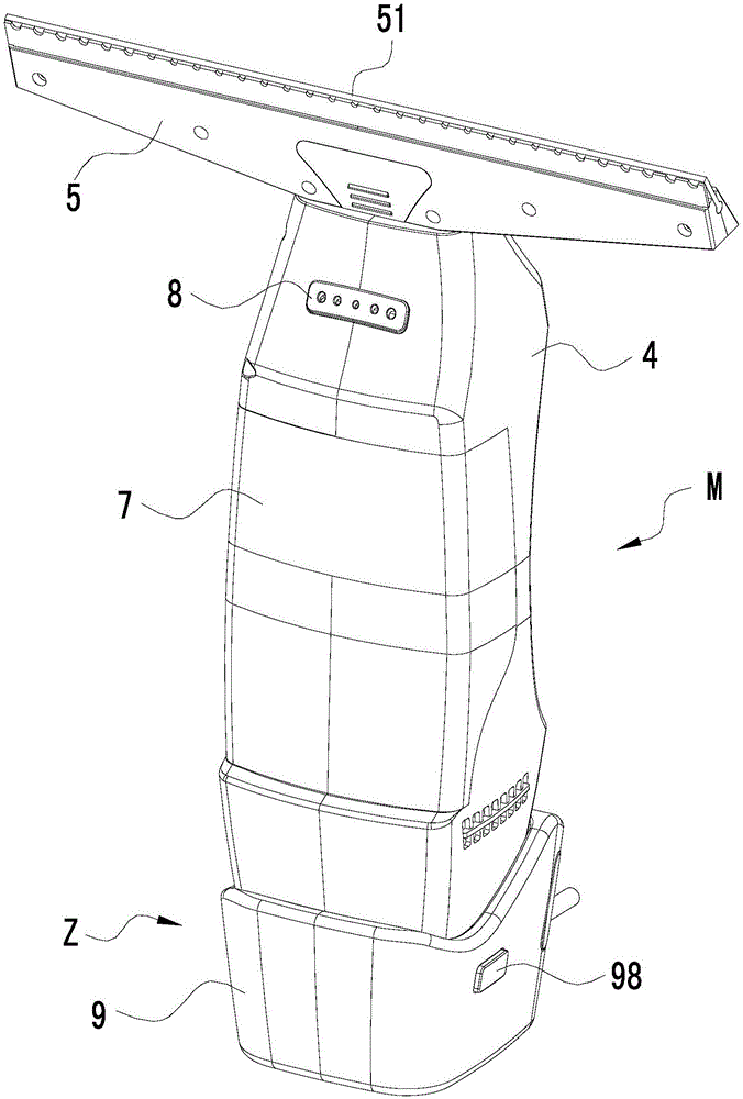 window scraper nozzle