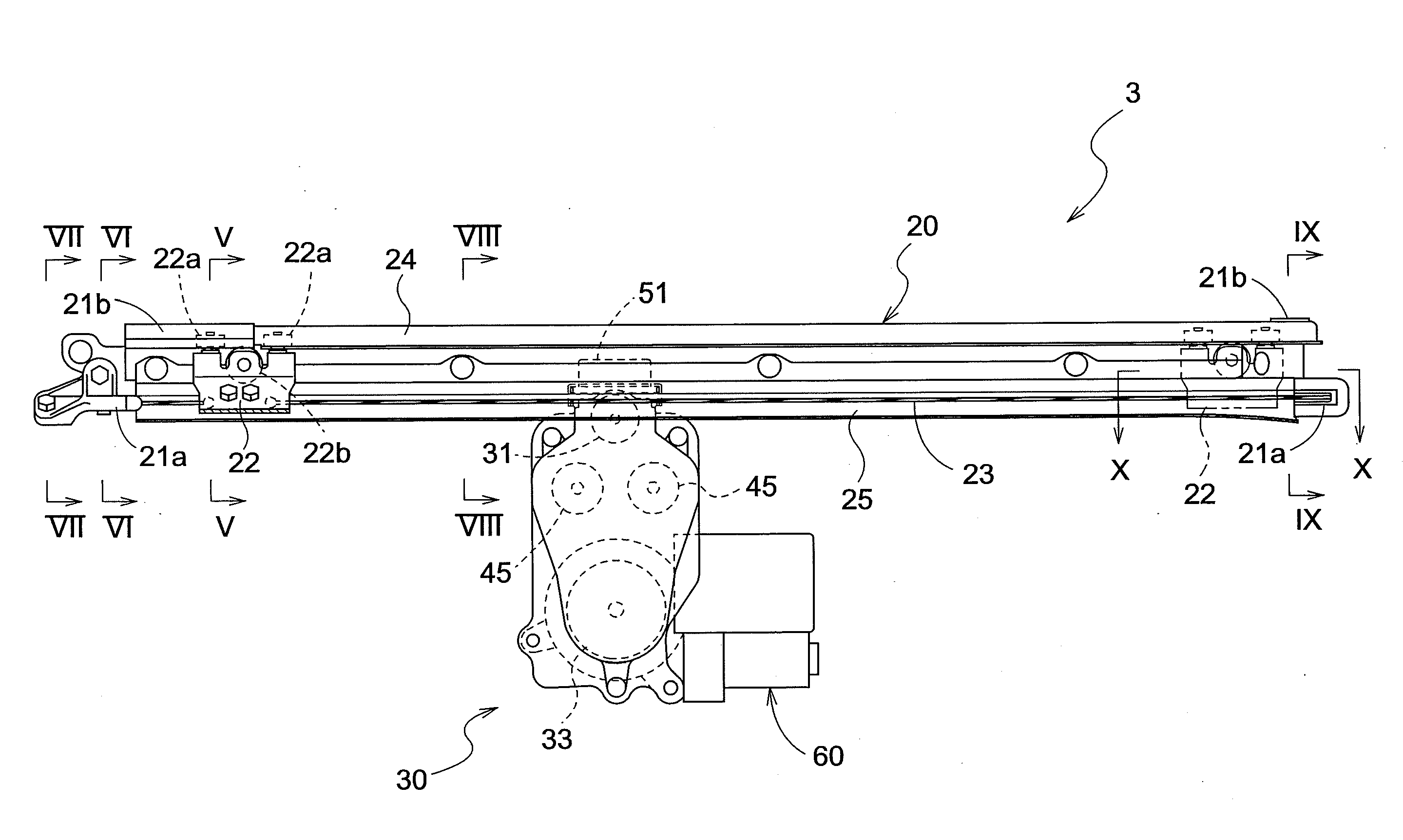 Vehicle door opening/closing apparatus