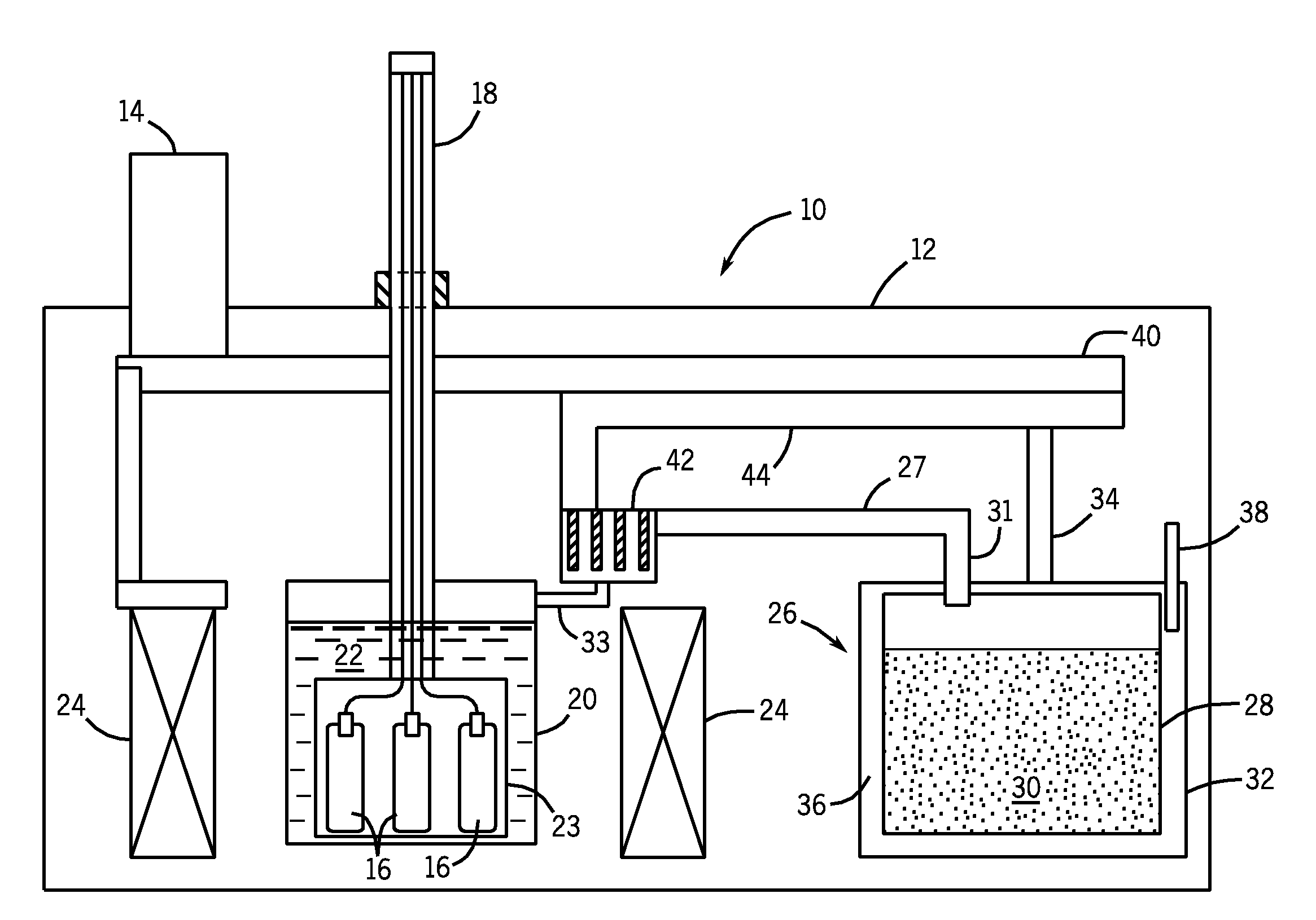 Sorption pump with integrated thermal switch