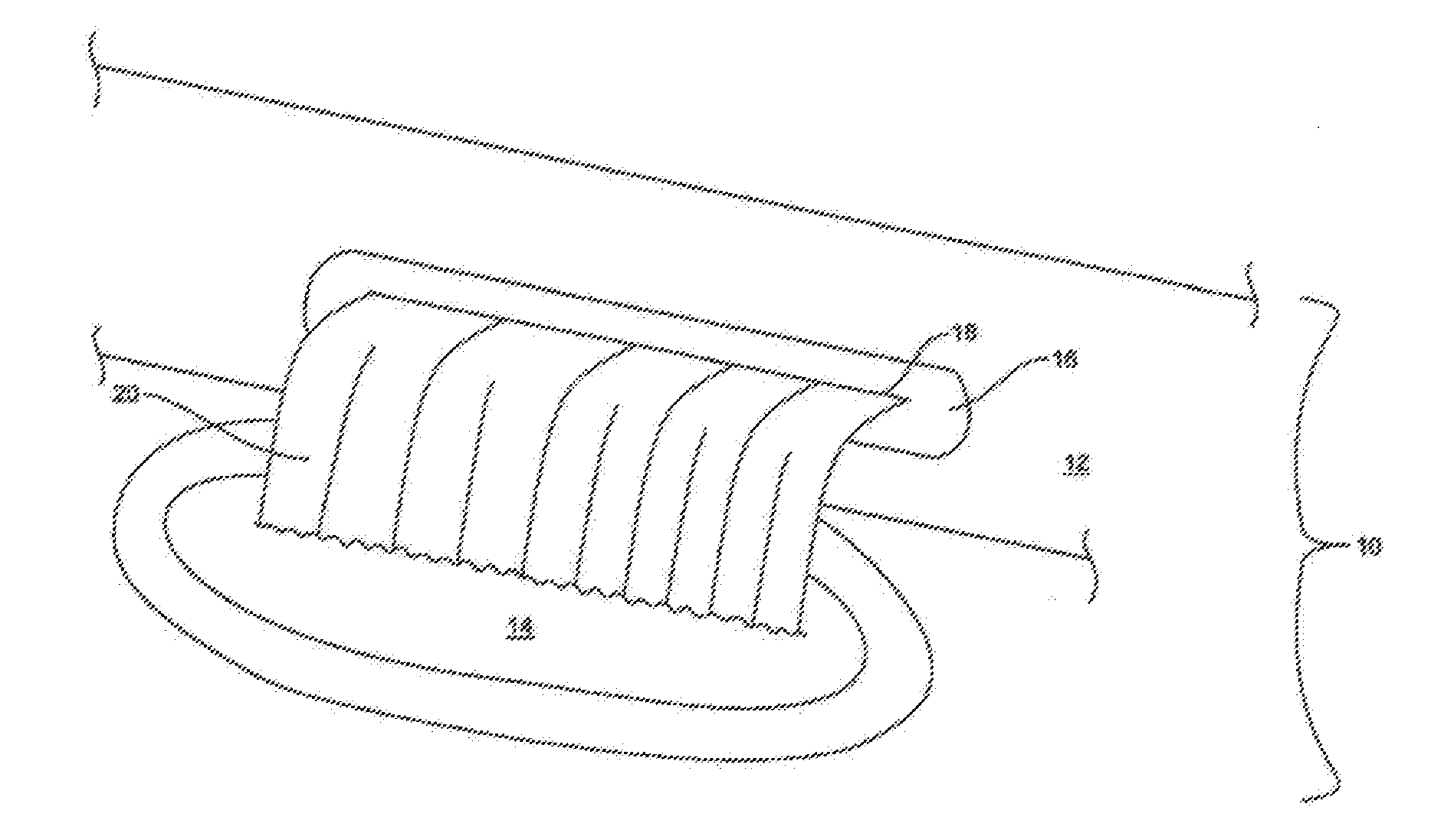 Waterfall waterjet with removable baffle