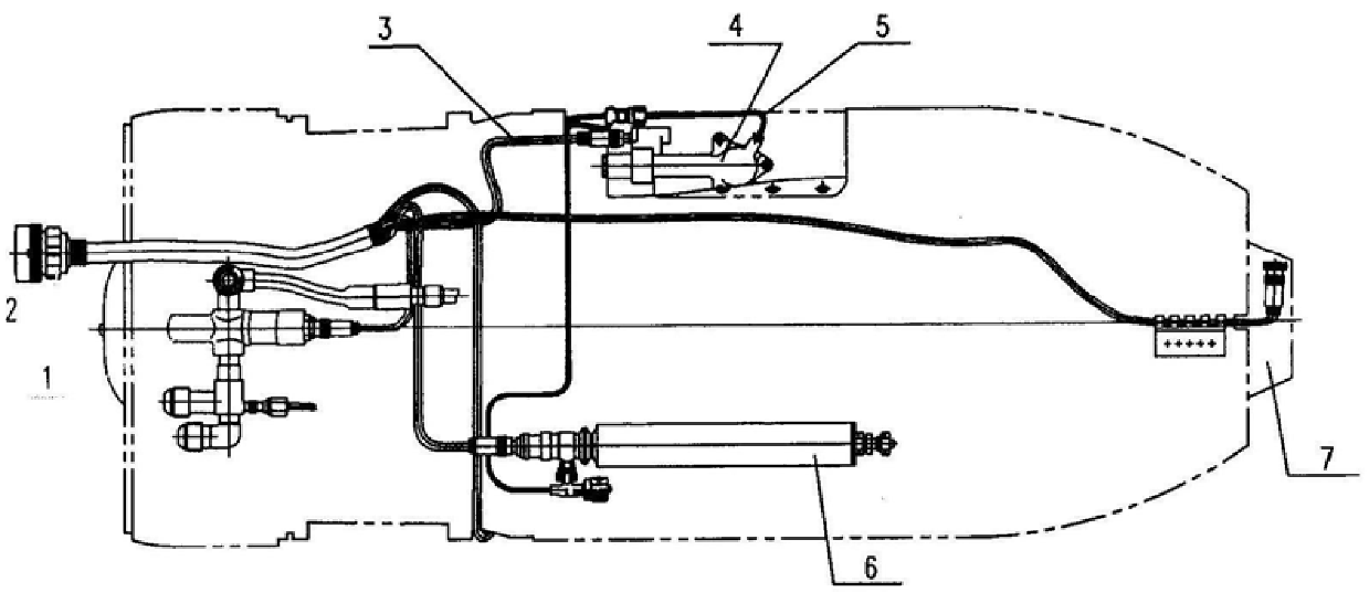 Engine pyrotechnics starting system