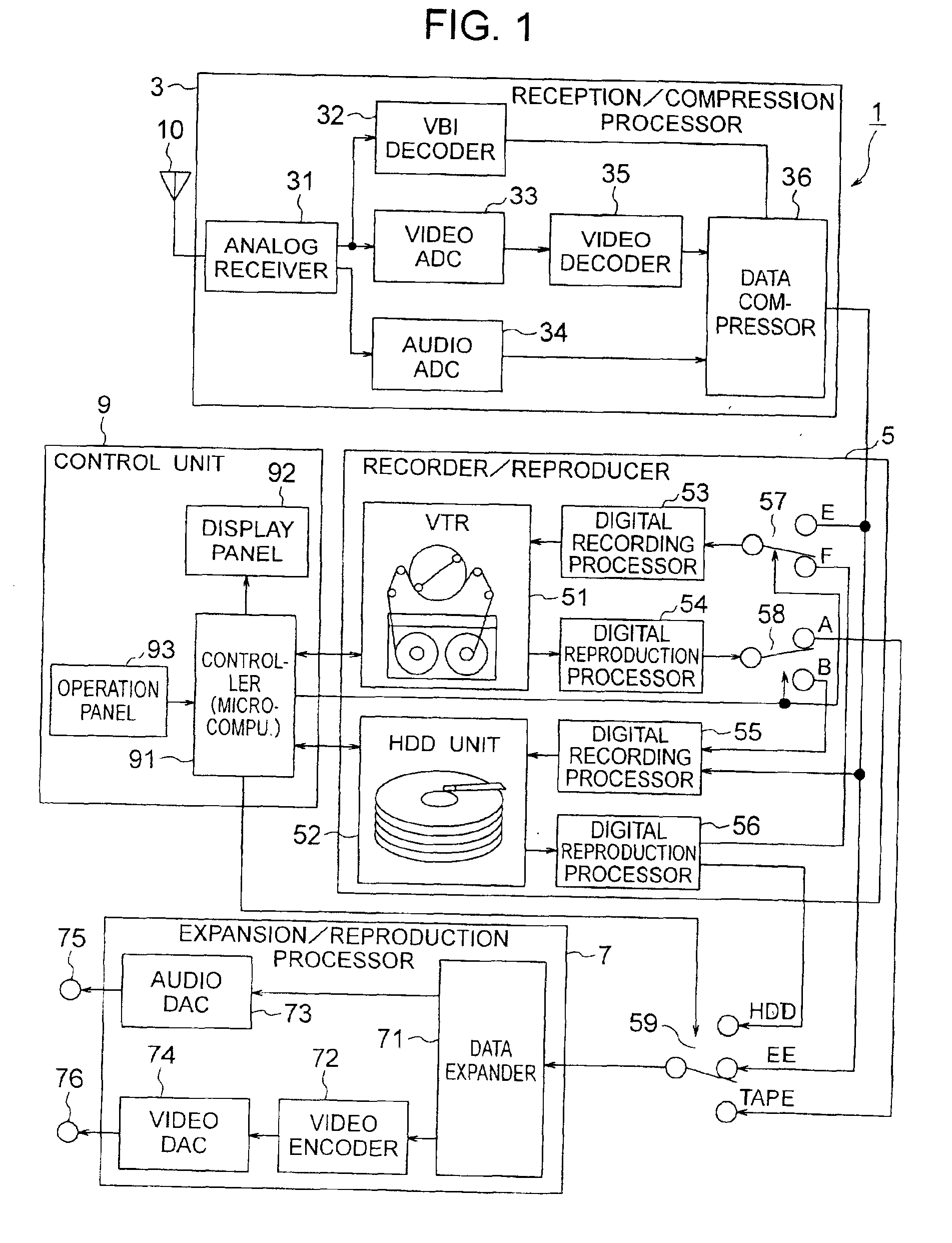 Recorder/reproducer