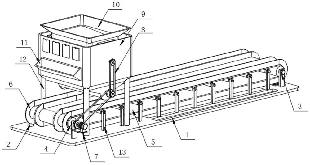 Granite stone processing line conveyor with high conveying stability and efficiency