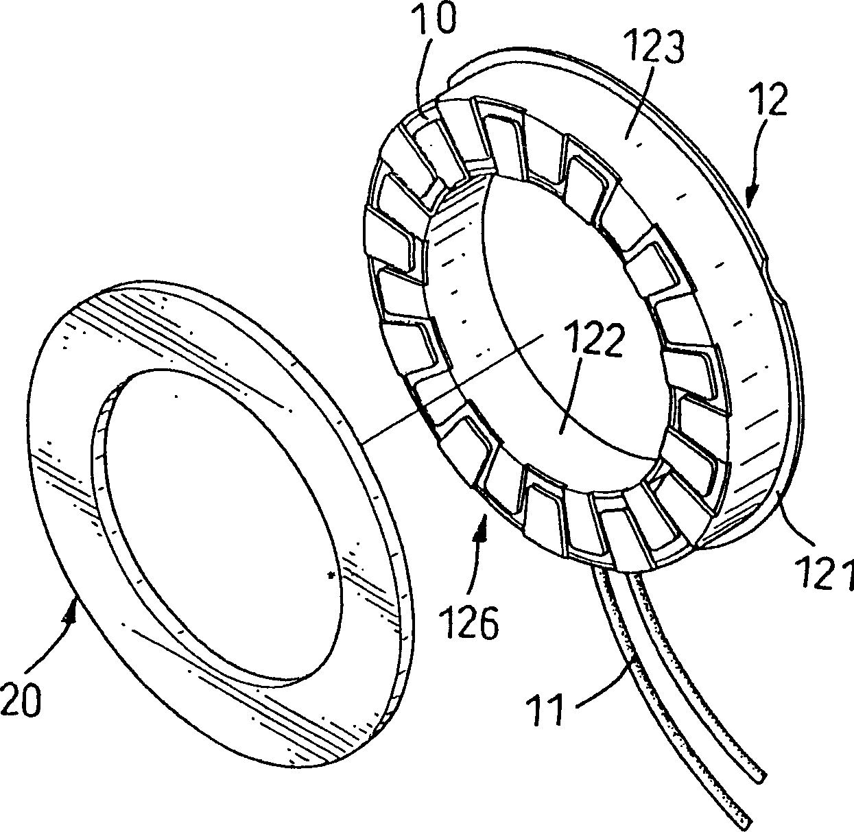 Air-gap axial generator