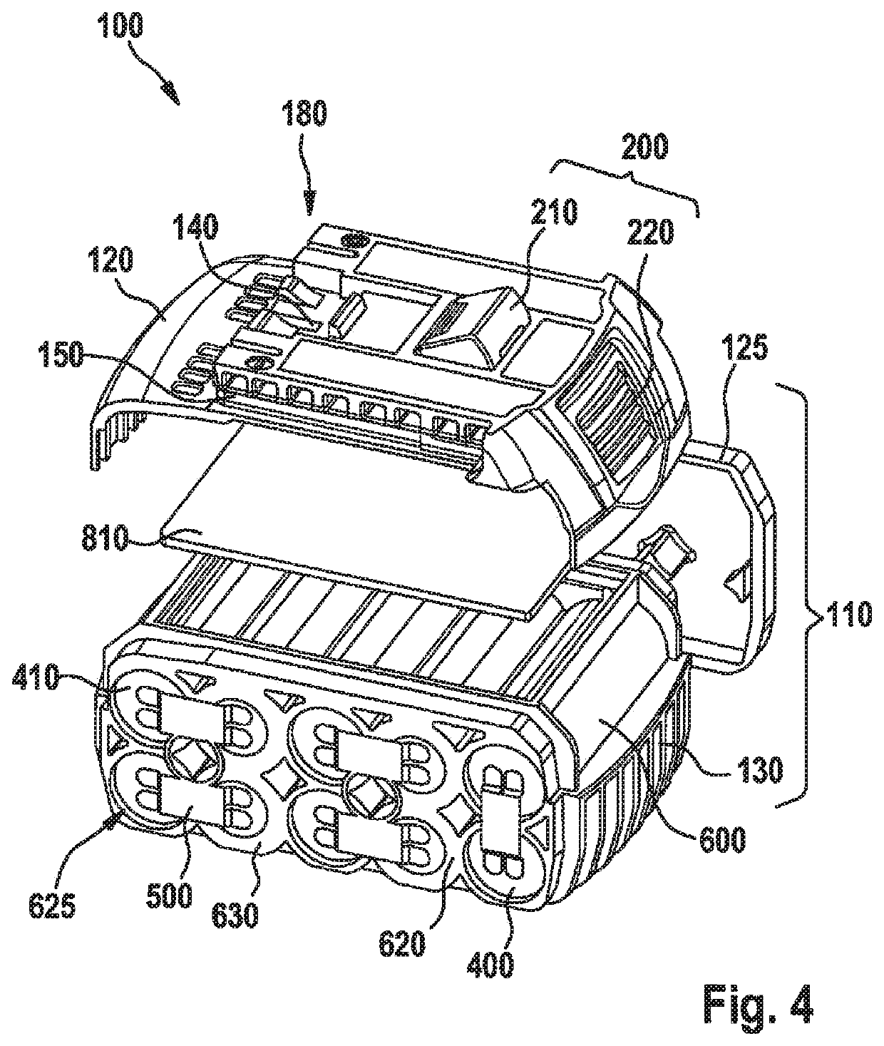 Rechargeable battery pack for a hand-held power tool and method for manufacturing a rechargeable battery pack for a hand-held power tool