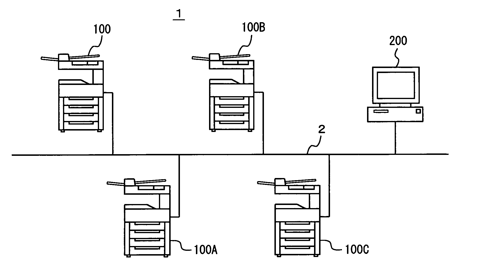 Image forming apparatus performing image formation on print data, image processing system including plurality of image forming apparatuses, print data output method executed on image forming apparatus, and print data output program product