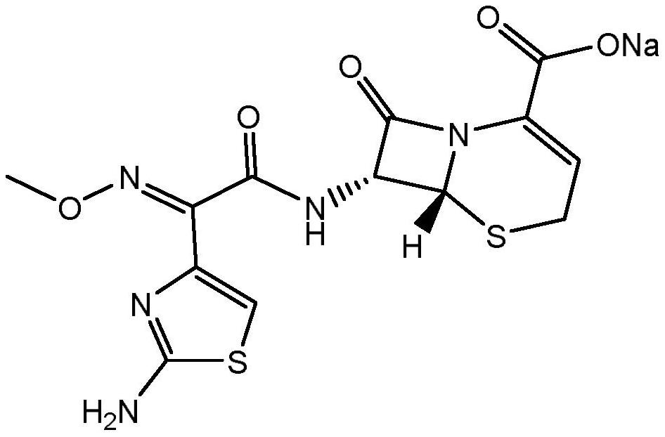 A kind of preparation method of ceftizoxime sodium for injection