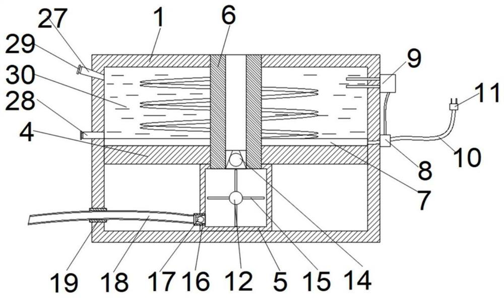 A device for delivering liquid medicine