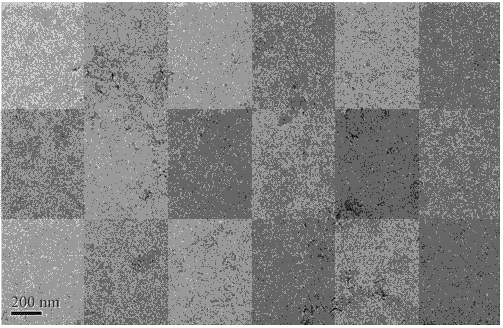 Graphene oxide/manganese tungstate/polyethylene glycol nanometer hybrid material and preparation method thereof