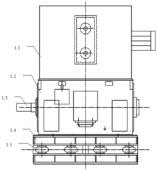 Prediction module and test method for motor vibration characteristics under working state