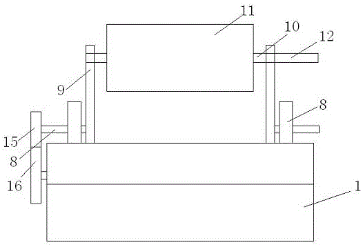 Shot blasting machine used for machining of shell of high-voltage transformer