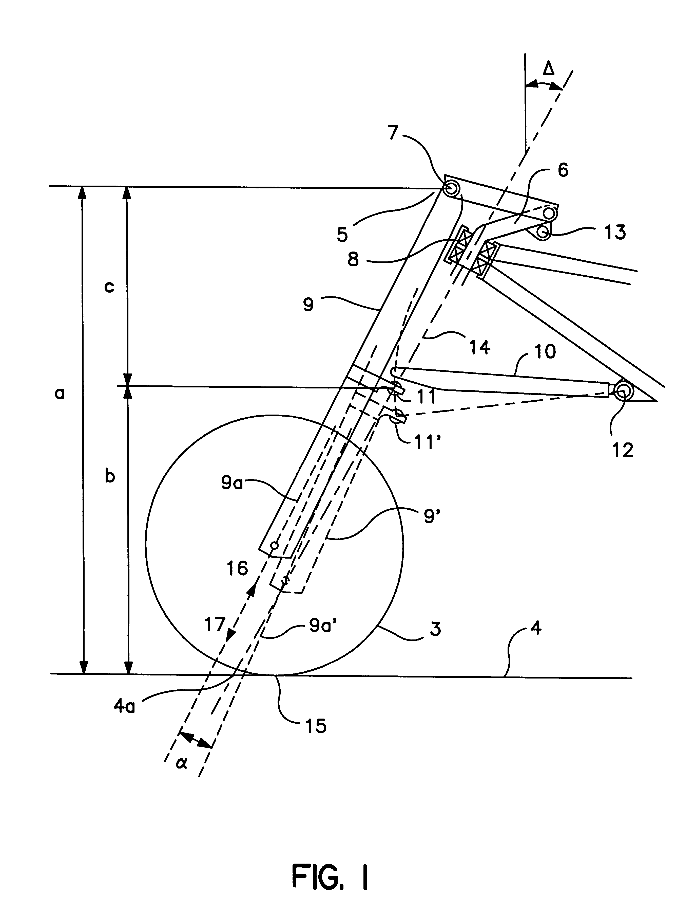 Front wheel suspension for preferably a motorcycle