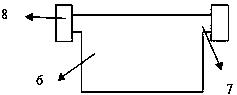 Auxiliary device for detecting sapphire crystal bar defects