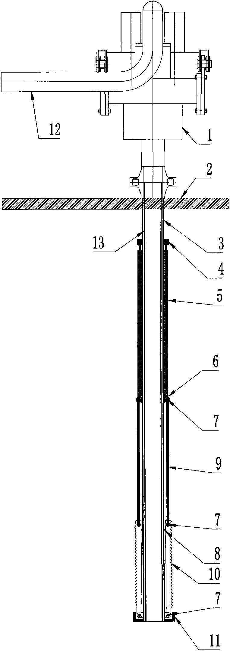 Soil borrowing device for extra-large open caisson and using method of soil borrowing device