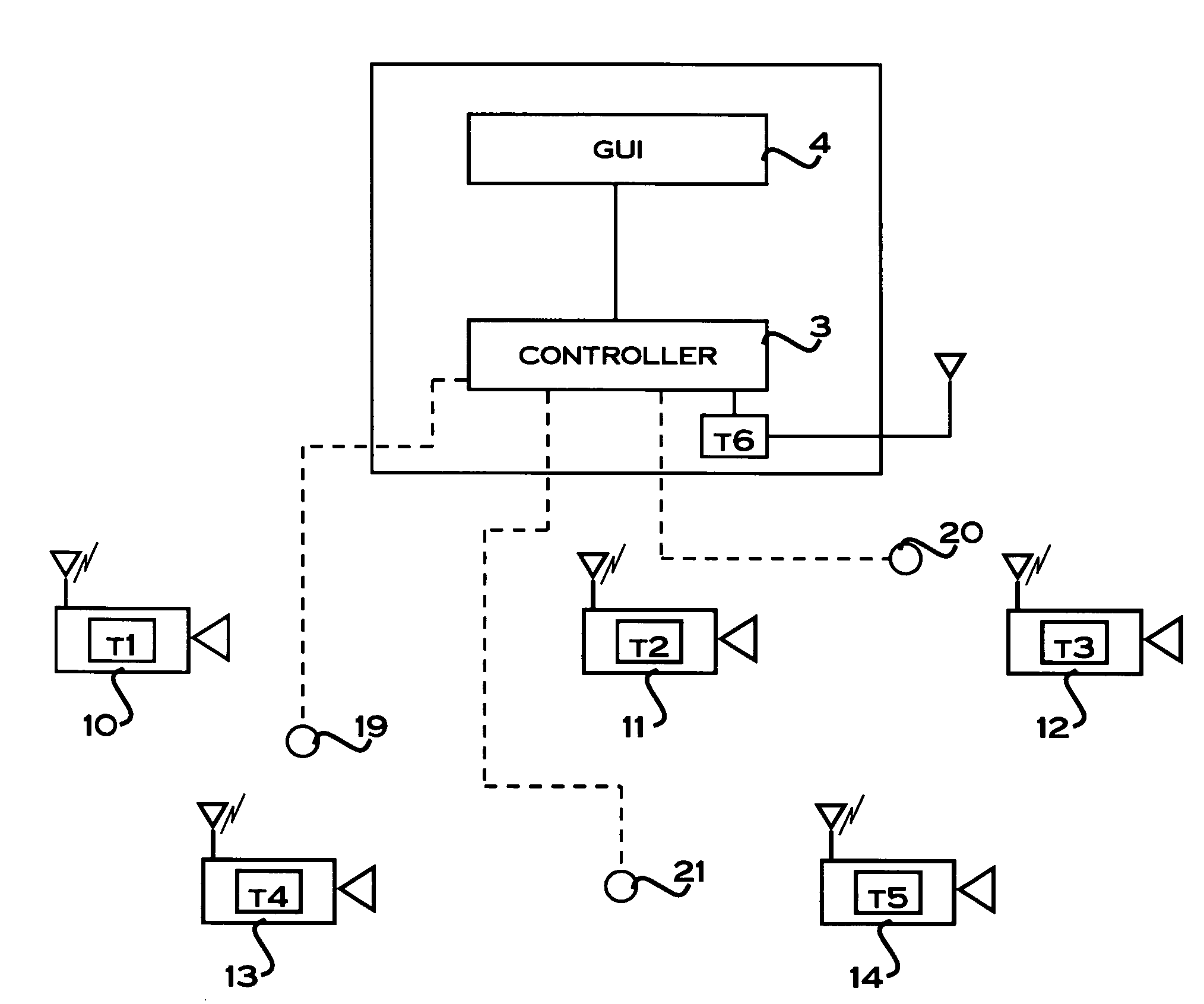 Method and system for automatically determining the camera field of view in a camera network