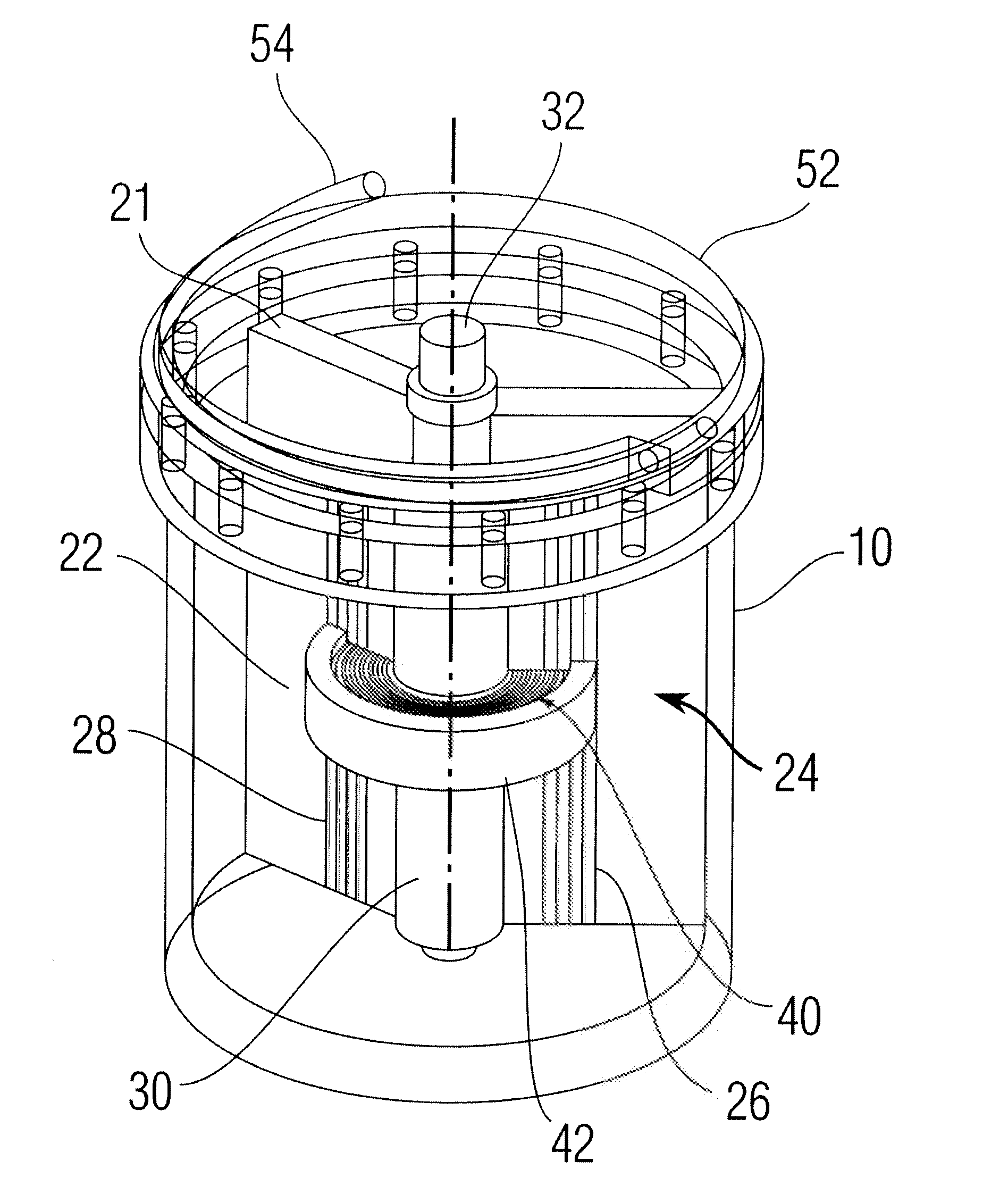 Rotary vane magnetorheological (MR) energy absorber