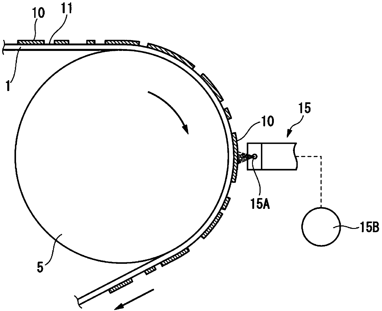 Transfer inkjet printer device