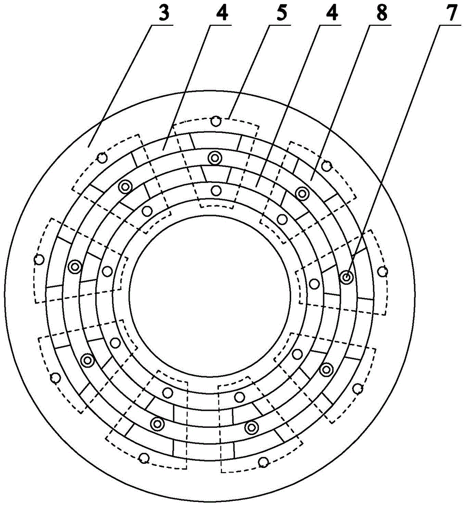 Detachable type triangular belt wheel with adjustable diameter