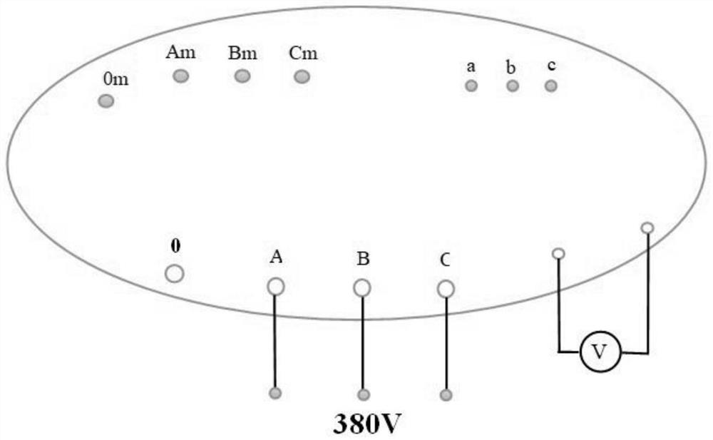 Method for judging abnormity of balance winding of large transformer