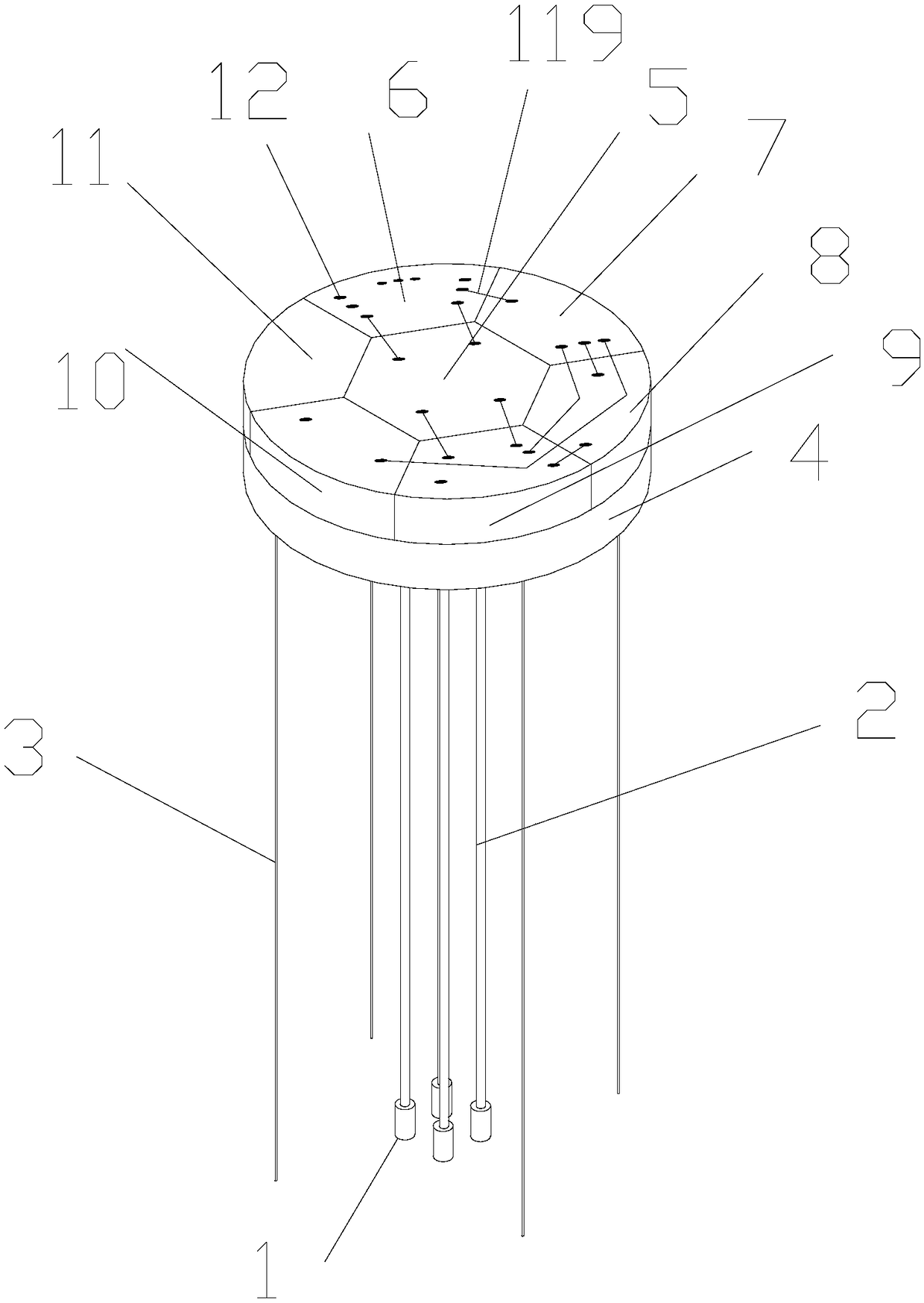 Fully dry water oil and gas production system and its working method