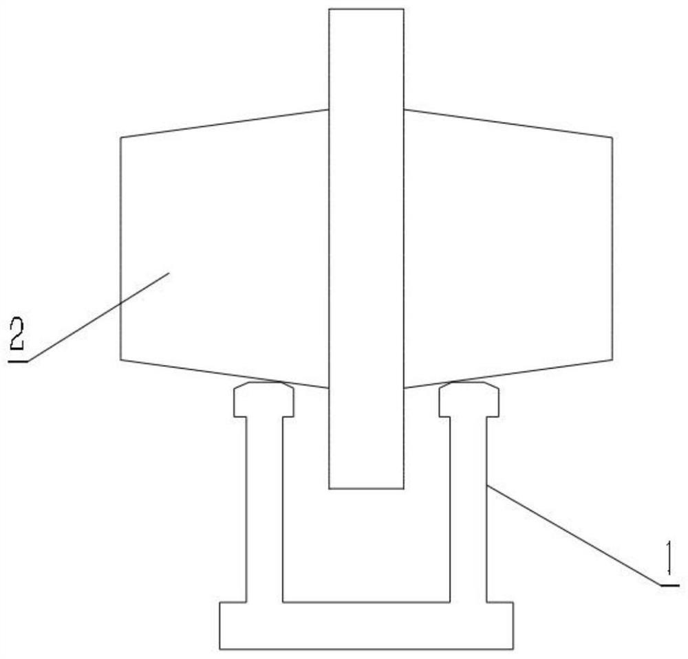 Automatic guide deviation rectifying device of rail transportation device