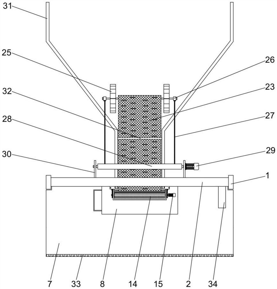 Floating object salvaging device for water conservancy treatment of Yellow River