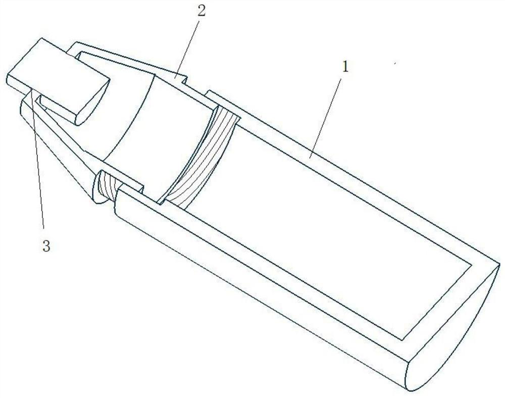 Medicine applying device for affected part of skin