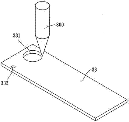 Biomedical chip used for blood coagulation tests, its manufacturing method and application