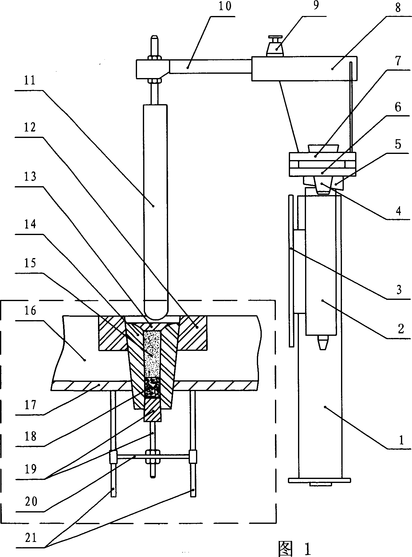 Refinery furnace hot-pack plug-rod multi-box casting device system