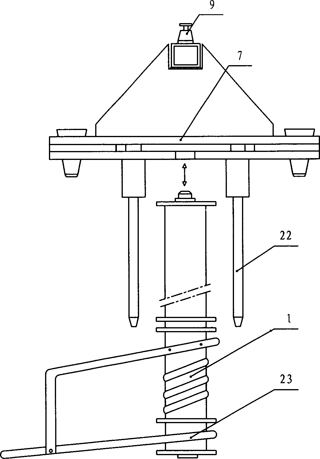 Refinery furnace hot-pack plug-rod multi-box casting device system