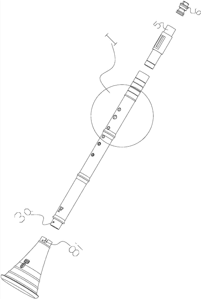 Sound-amplifying wide-range cucurbit flute